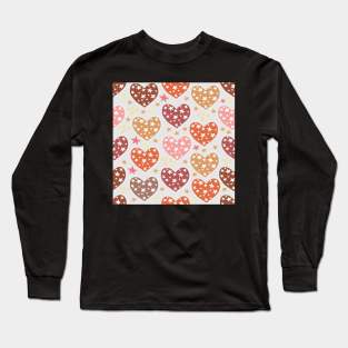 Heart Pattern Long Sleeve T-Shirt